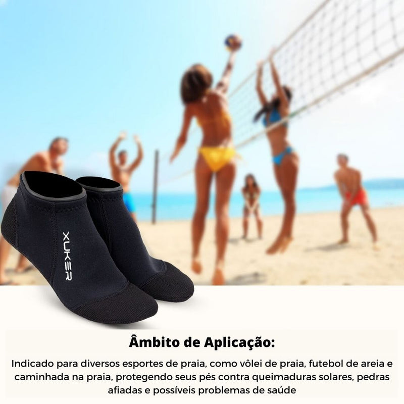 Meia XUKER - cano baixo - Para Esportes e Uso na Areia