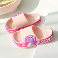 2022 New Cartoon Animal Children Slippers Summer Boys Home Non-slip Bathroom Girls Soft Dinosaur Outdoor Beach Sandals Slippers