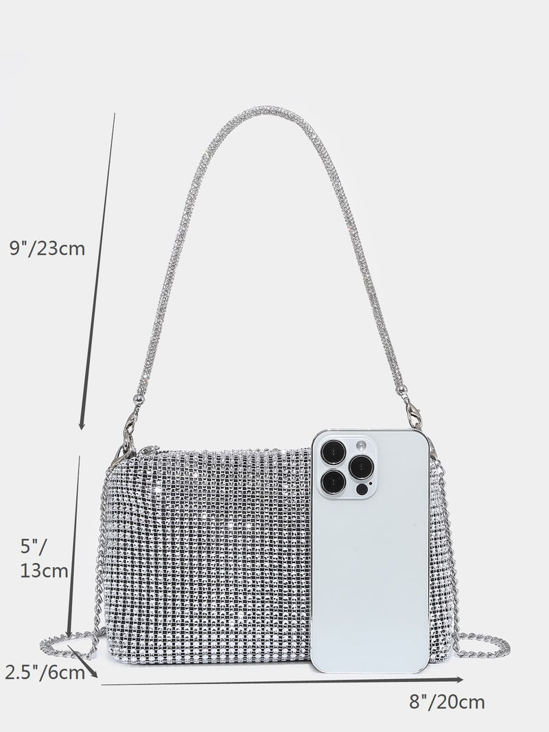 Bolsa Strass Mini Brilhante