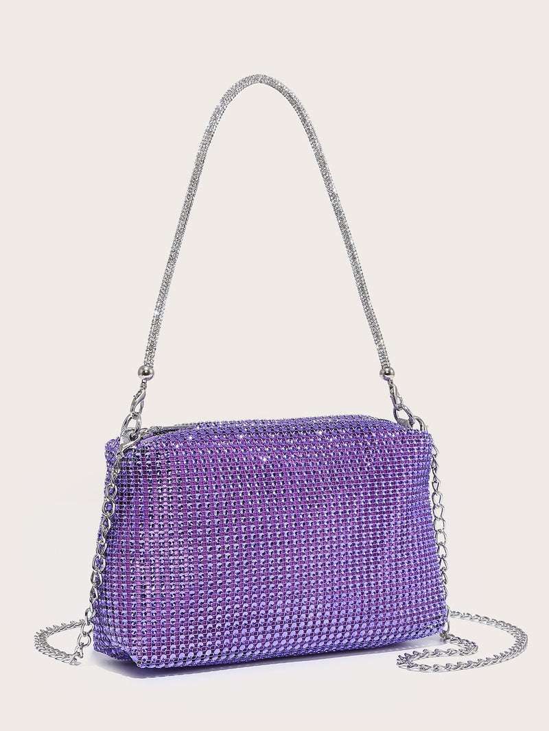 Bolsa Strass Mini Brilhante